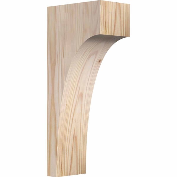 Ekena Millwork Huntington Smooth Corbel, Douglas Fir, 3 1/2"W x 6"D x 14"H COR04X06X14HUN00SDF - main